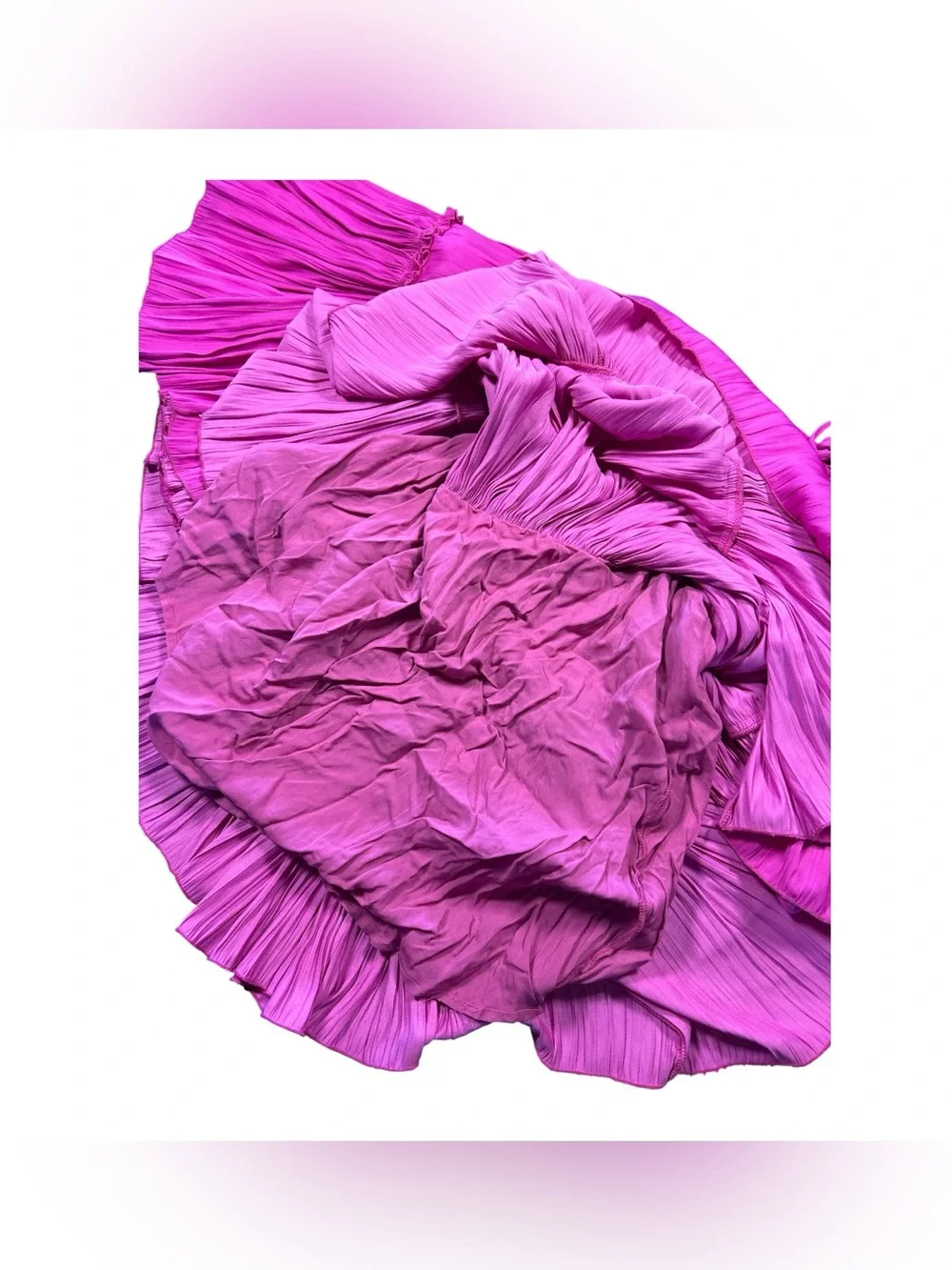 Free People 100 Degrees of Shine Mini Dress Size XS in Magenta
